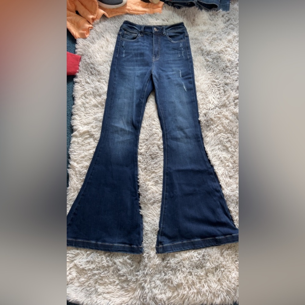 Kancan super flare high rise jeans, only worn a few times , great condition